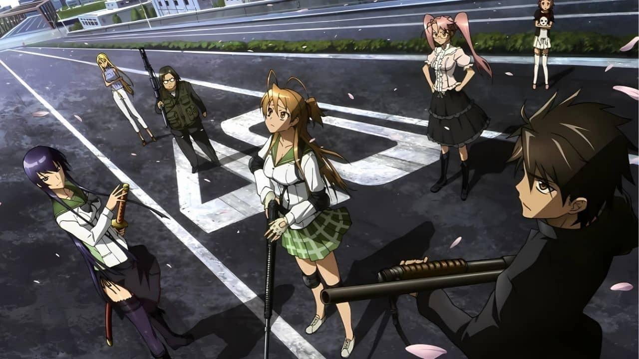 High School of the Dead é um dos animes perfeitos 